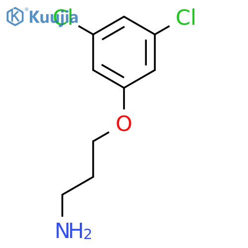 3-(3,5-dichlorophenoxy)propan-1-amine structure