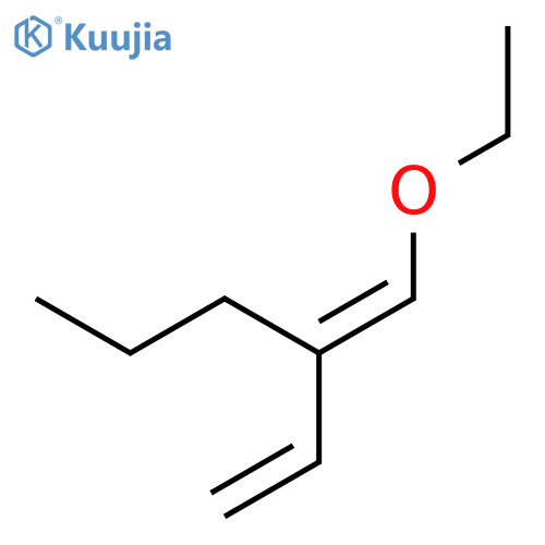 1-Hexene, 3-(ethoxymethylene)- structure