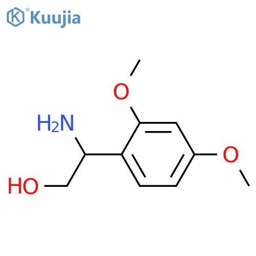 2-AMINO-2-(2,4-DIMETHOXYPHENYL)ETHAN-1-OL structure