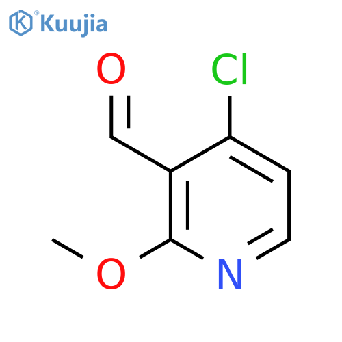 4-Chloro-2-methoxypyridine-3-carbaldehyde structure