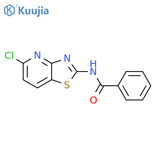 Benzamide, N-(5-chlorothiazolo[4,5-b]pyridin-2-yl)- structure