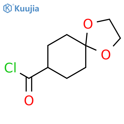 1,4-Dioxaspiro[4.5]decane-8-carbonyl chloride (6CI) structure