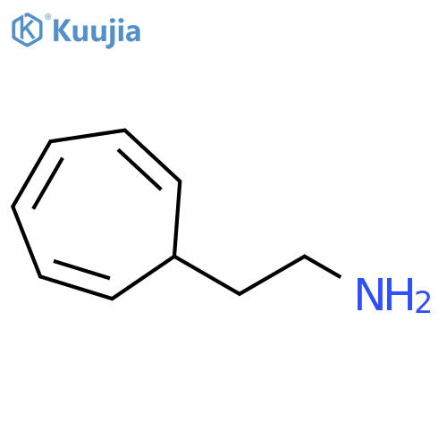 2,4,6-Cycloheptatriene-1-ethanamine structure