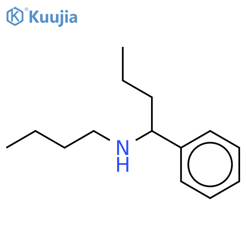 butyl(1-phenylbutyl)amine structure