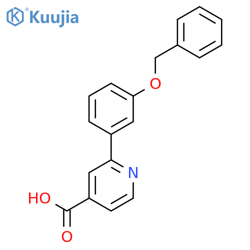2-(3-phenylmethoxyphenyl)pyridine-4-carboxylic Acid structure