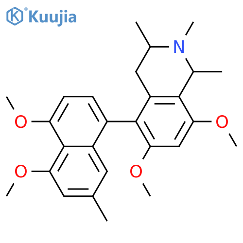 Ancistrobrevine B; 6-Me ether, N-Me structure