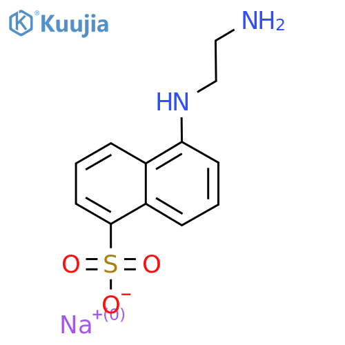 N-(Aminoethyl)-5-naphthylamine-1-sulfonic Acid Sodium Salt structure