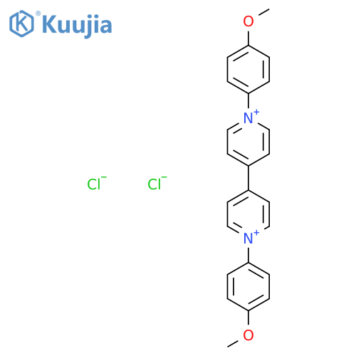 1-(4-Methoxyphenyl)-4-[1-(4-methoxyphenyl)pyridin-1-ium-4-yl]pyridin-1-ium;dichloride structure
