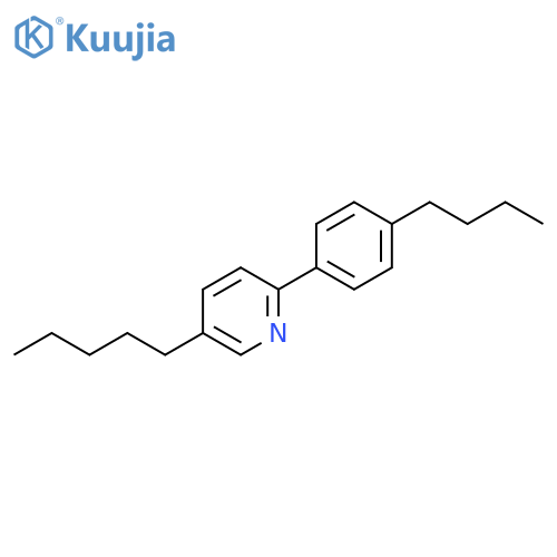 Pyridine, 2-(4-butylphenyl)-5-pentyl- structure