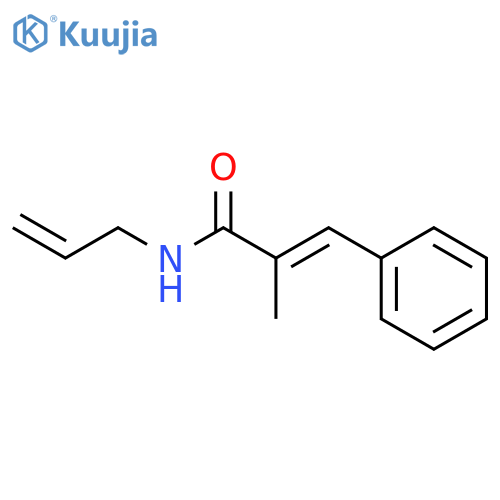 2-Propenamide,2-methyl-3-phenyl-N-2-propen-1-yl- structure