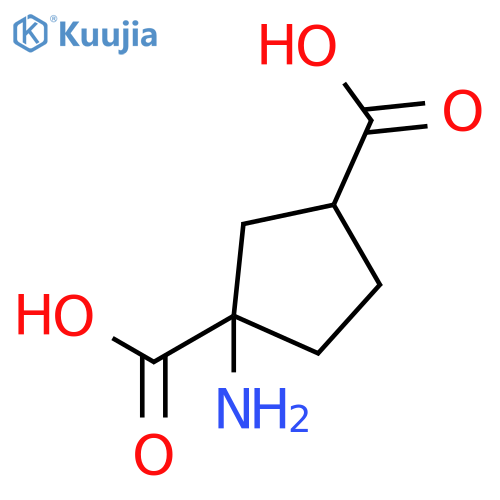 1-Aminocyclopentane-1,3-dicarboxylic Acid structure