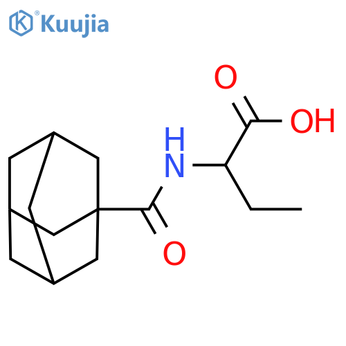 2-(adamantan-1-yl)formamidobutanoic acid structure
