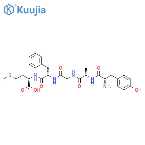 [D-Ala2]Met-Enkephalin amide structure
