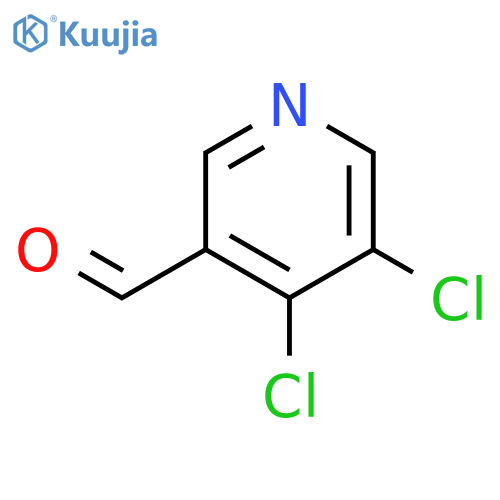 4,5-Dichloropyridine-3-carbaldehyde structure
