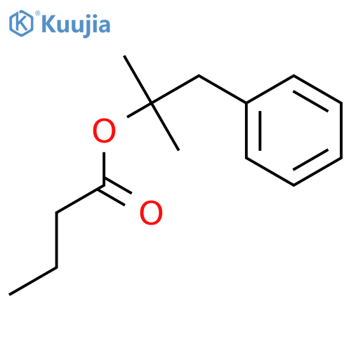 Butanoic acid, 1,1-dimethyl-2-phenylethyl ester structure