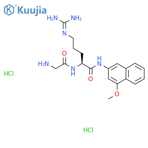 Gly-Arg 4-Methoxy-β-naphthylamide Dihydrochloride structure