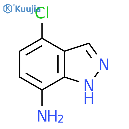 4-Chloro-1H-indazol-7-amine structure