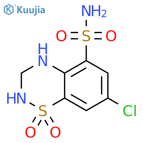 7-\u200bChloro-\u200b5-\u200bsulfamoyl Hydrochlorothiazide structure