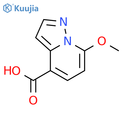 7-Methoxypyrazolo[1,5-a]pyridine-4-carboxylic acid structure
