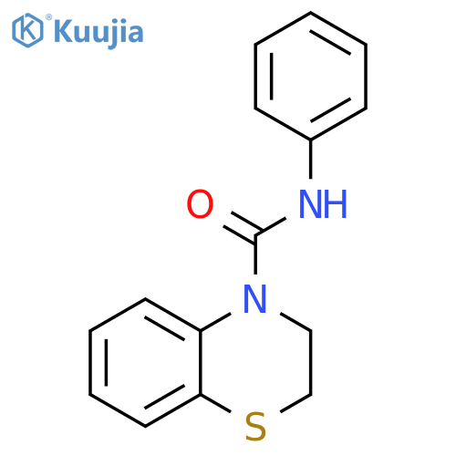 N-phenyl-3,4-dihydro-2H-1,4-benzothiazine-4-carboxamide structure