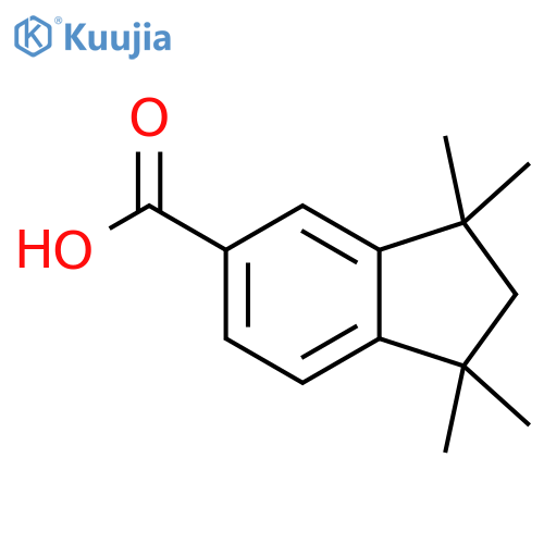 1H-Indene-5-carboxylic acid, 2,3-dihydro-1,1,3,3-tetramethyl- structure