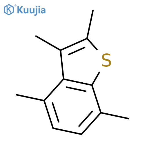 Benzo[b]thiophene, 2,3,4,7-tetramethyl- structure
