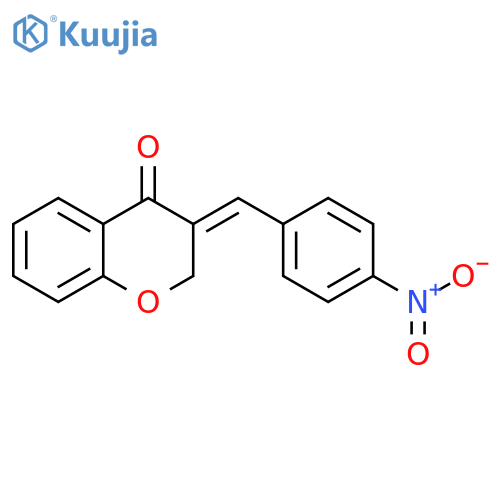 3-(E)-(4-Nitrophenyl)methylidene-2,3-dihydro-4H-chromen-4-one structure