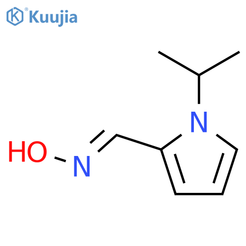 1H-Pyrrole-2-carboxaldehyde,1-(1-methylethyl)-, oxime structure