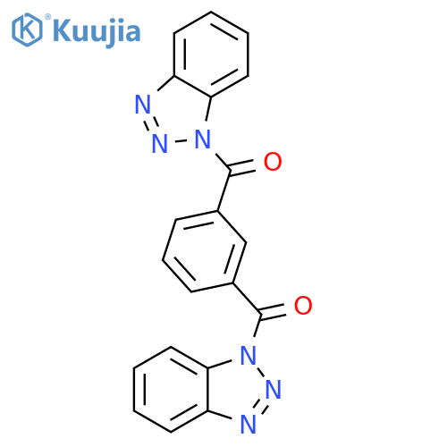 1-[3-(1H-1,2,3-benzotriazol-1-ylcarbonyl)benzoyl]-1H-1,2,3-benzotriazole structure