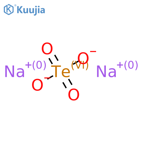 Telluric acid (H2TeO4),sodium salt (1:2) structure