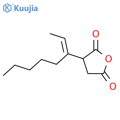 2,5-Furandione,3-(1-ethenylhexyl)dihydro- structure