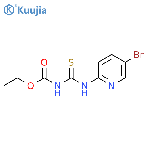 Ethyl [(5-bromopyridin-2-yl)carbamothioyl]carbamate structure