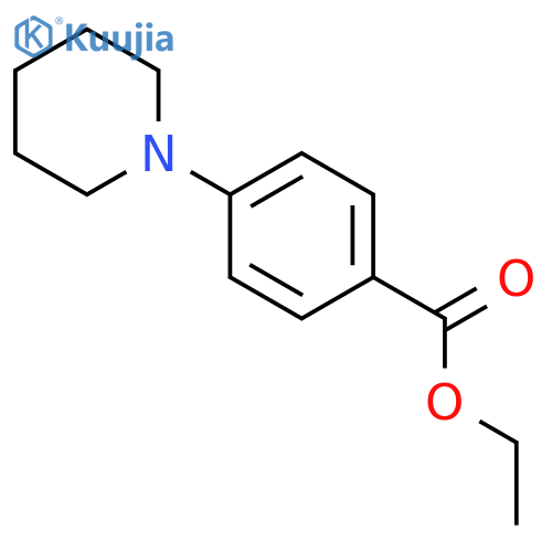 ethyl 4-(piperidin-1-yl)benzoate structure