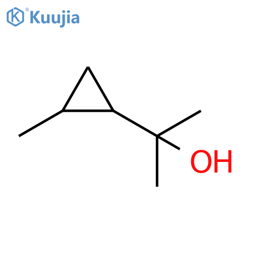 2-(2-methylcyclopropyl)propan-2-ol structure