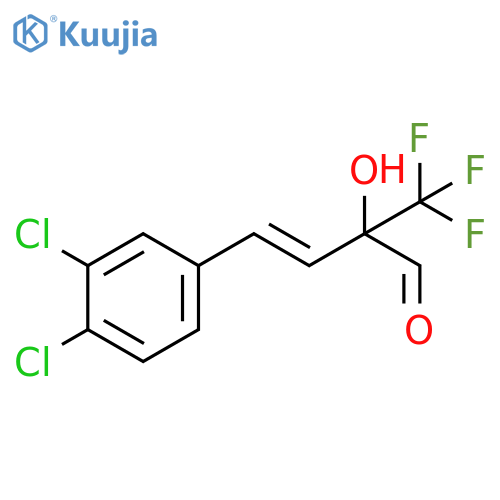 3-Butenal, 4-(3,4-dichlorophenyl)-2-hydroxy-2-(trifluoromethyl)-, (E)- structure