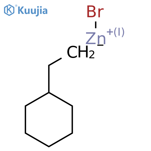 2-Cyclohexylethylzinc bromide structure
