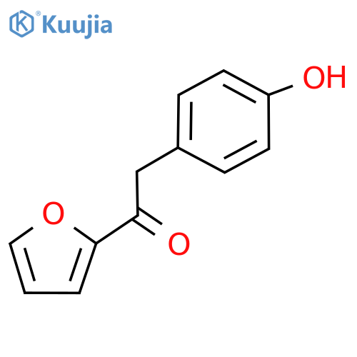 1-(2-Furanyl)-2-(4-hydroxyphenyl)ethanone structure