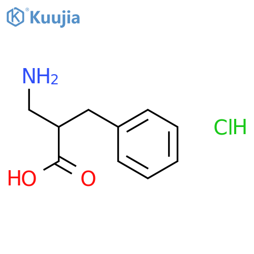 (S)-3-Amino-2-benzylpropanoic acid hydrochloride structure