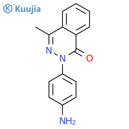 2-(4-Amino-phenyl)-4-methyl-2H-phthalazin-1-one structure