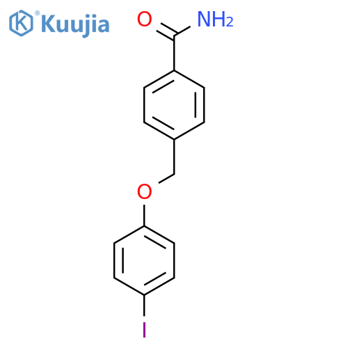 4-((4-Iodophenoxy)methyl)benzamide structure