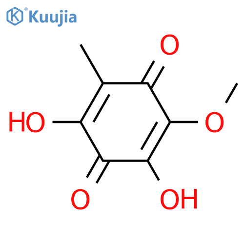 2,5-Dihydroxy-3-methoxy-6-methyl-1,4-benzoquinone; O-De-Me, O2-Me structure
