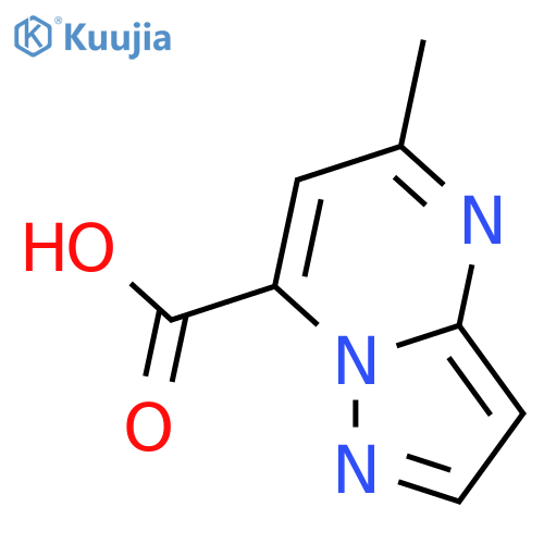 5-methylpyrazolo[1,5-a]pyrimidine-7-carboxylic acid structure