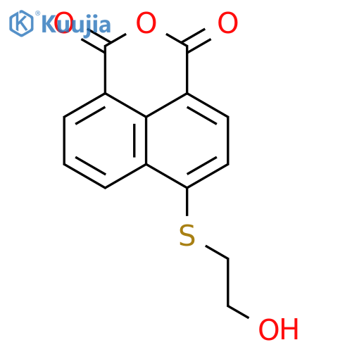 1H,3H-Naphtho[1,8-cd]pyran-1,3-dione,6-[(2-hydroxyethyl)thio]- structure