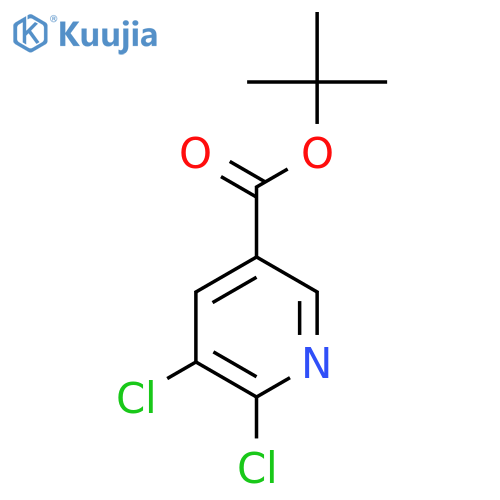 tert-butyl 5,6-dichloropyridine-3-carboxylate structure