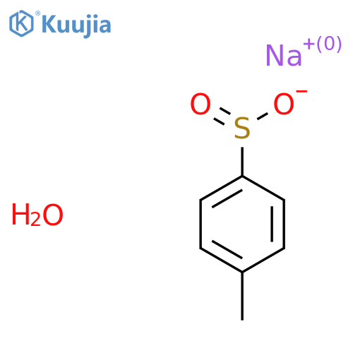 sodium 4-methylbenzene-1-sulfinate hydrate structure