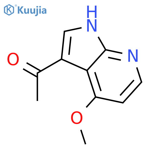 1-(4-methoxy-1H-pyrrolo[2,3-b]pyridin-3-yl)ethanone structure
