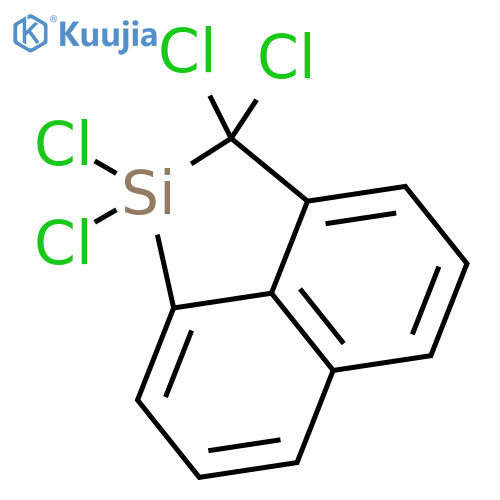 1-Silaacenaphthylene, 1,1,2,2-tetrachloro-1,2-dihydro- structure