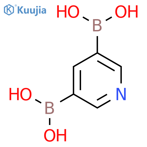 3,5-Pridine diboronic acid structure