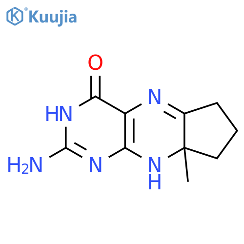 2-amino-3,6,7,8,8a,9-hexahydro-8a-methyl-4H-Cyclopenta[g]pteridin-4-one structure
