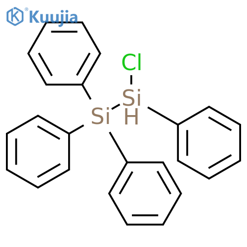 Disilane, 2-chloro-1,1,1,2-tetraphenyl- structure